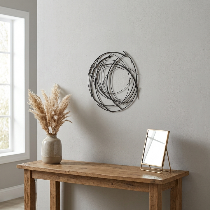 5052 - Denine Round Wall Art - Small