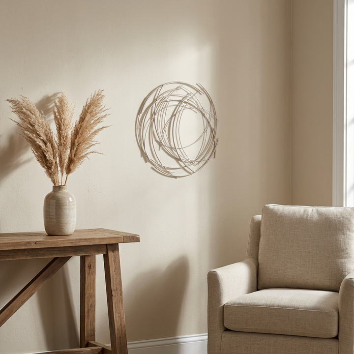 5052 - Denine Round Wall Art - Small