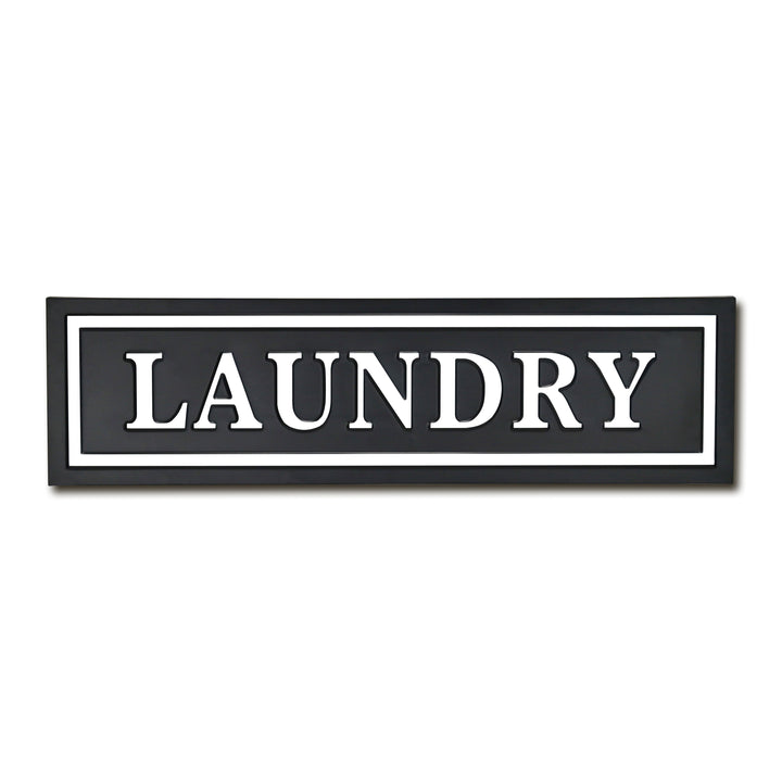 5285LDY-BK - Arabella Laundry Sign - Black