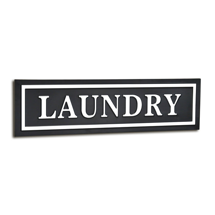 5285LDY-BK - Arabella Laundry Sign - Black