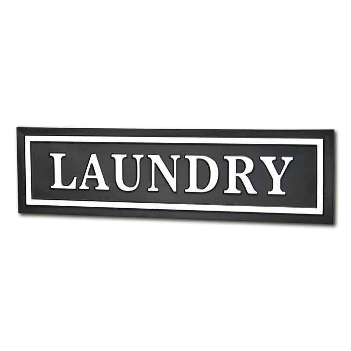 5285LDY-BK - Arabella Laundry Sign - Black