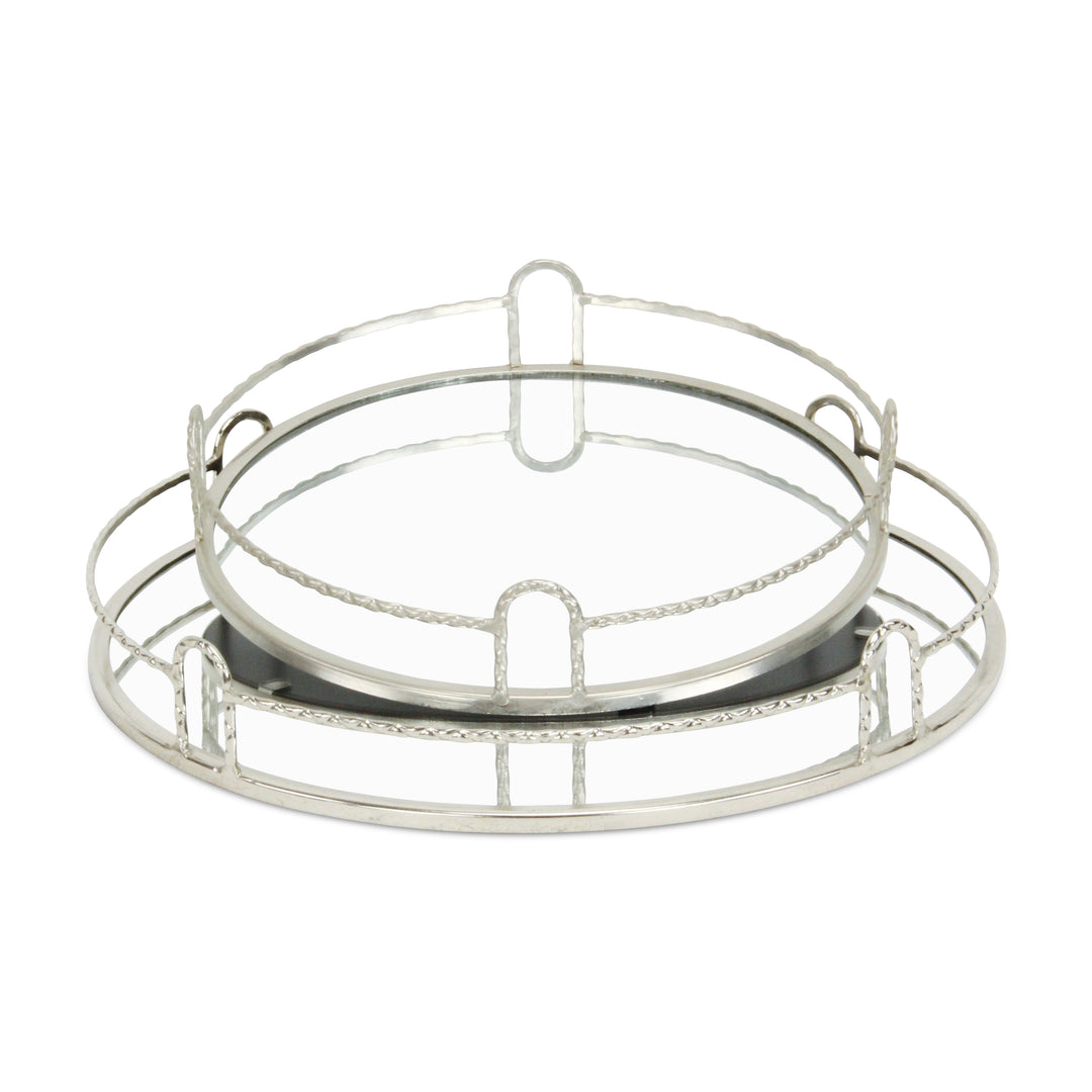 5692-2SV - Mianzi Silver Gold Trays