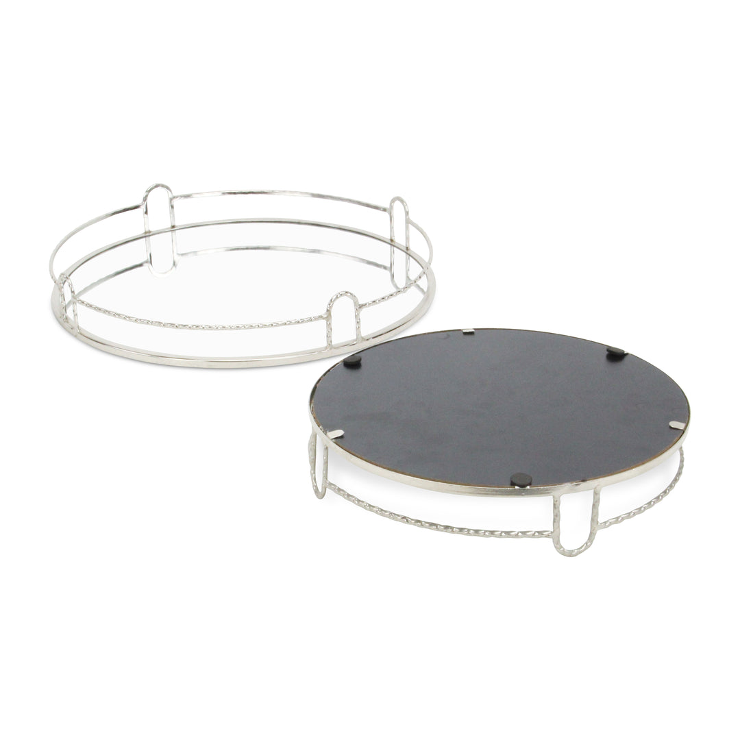 5692-2SV - Mianzi Silver Gold Trays
