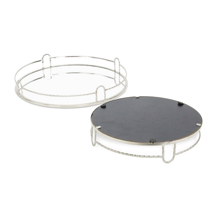5692-2SV - Mianzi Silver Gold Trays