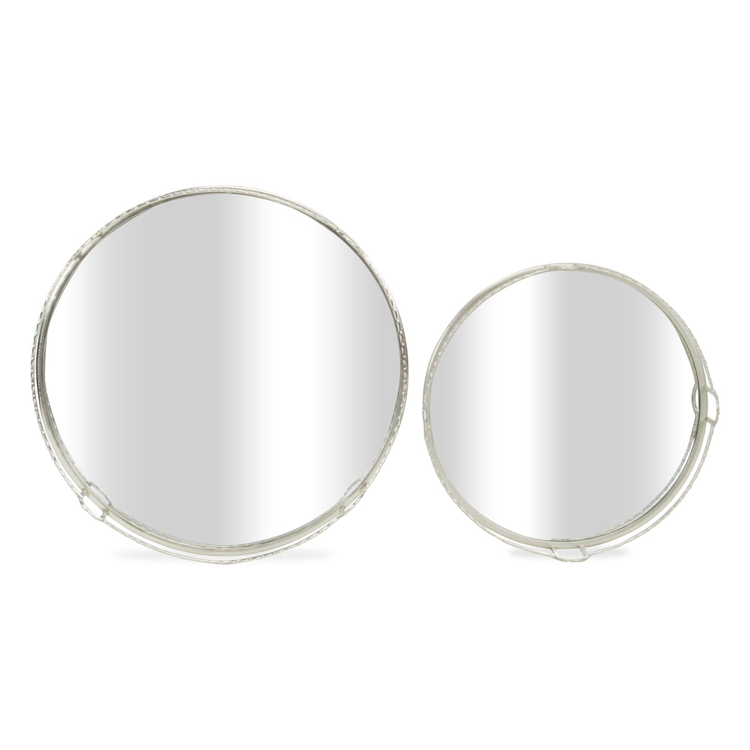5692-2SV - Mianzi Silver Gold Trays