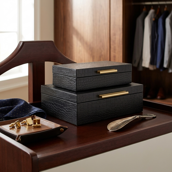 5824-2 - Lusan Rect Decorative Boxes