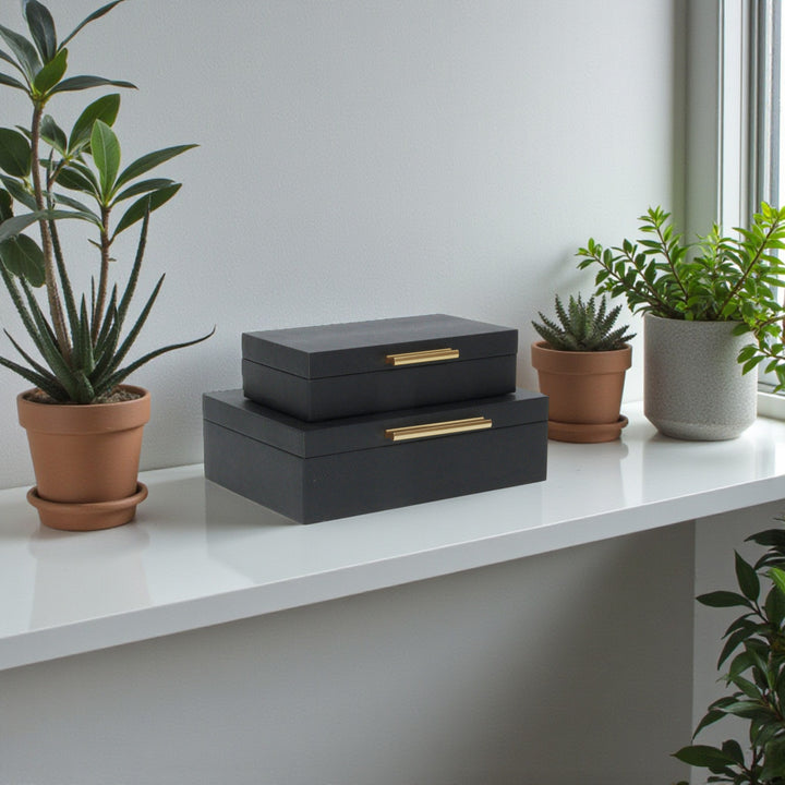 5824-2 - Lusan Rect Decorative Boxes