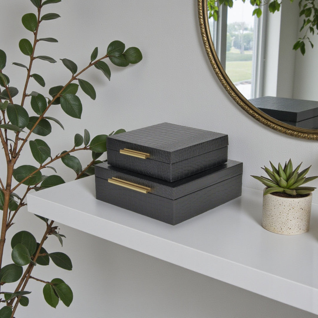 5825-2 - Lusan Square Decorative Boxes