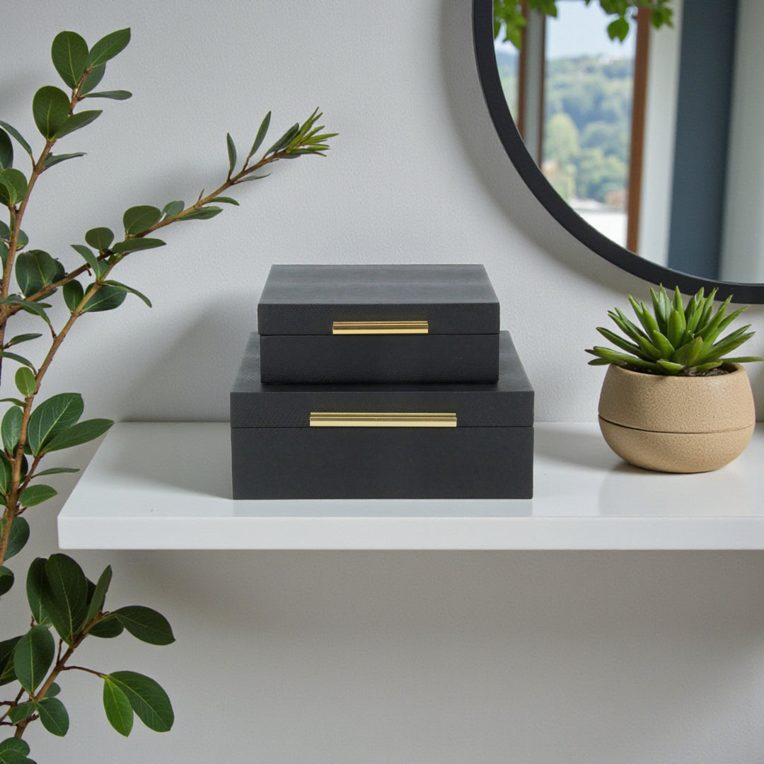 5825-2 - Lusan Square Decorative Boxes