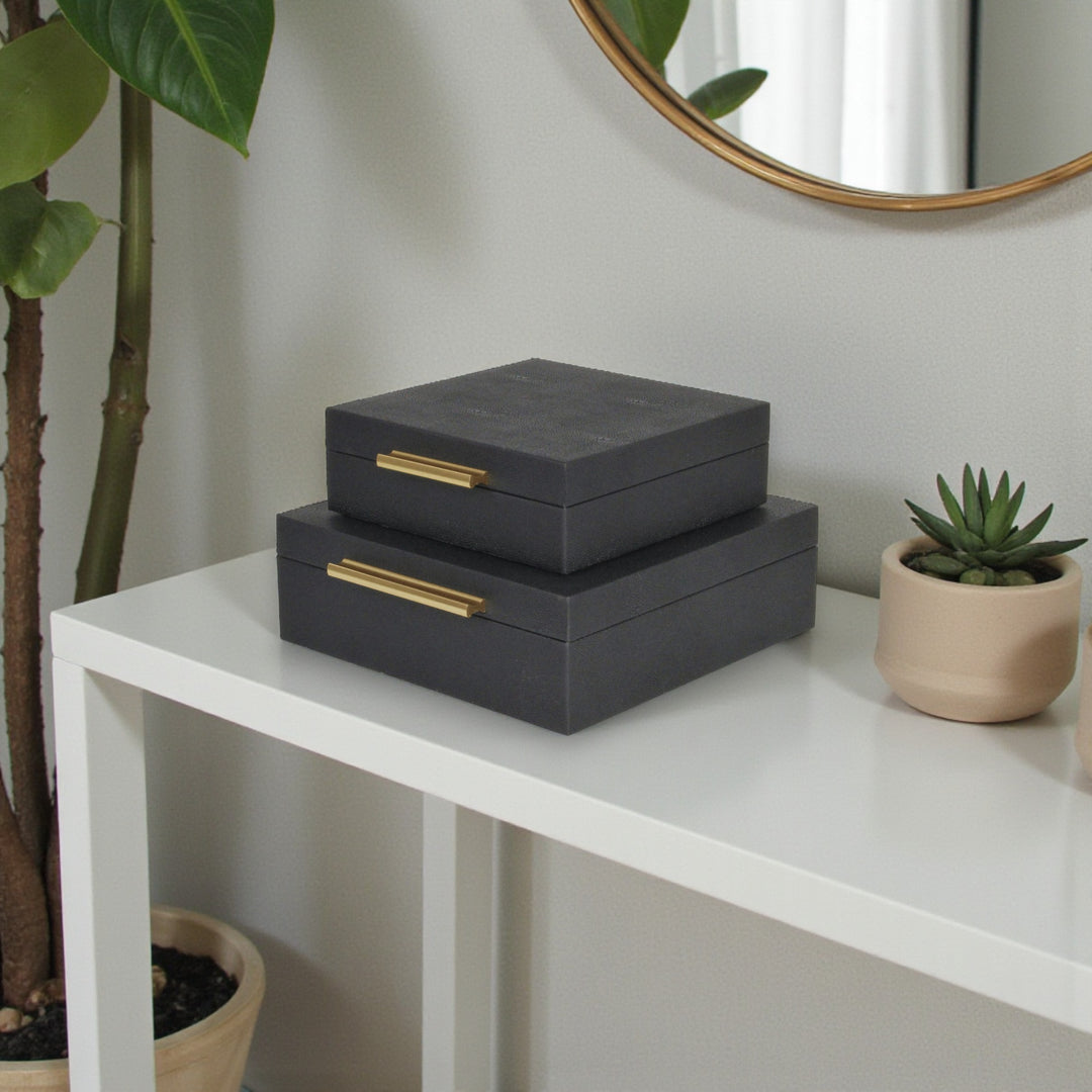 5825-2 - Lusan Square Decorative Boxes