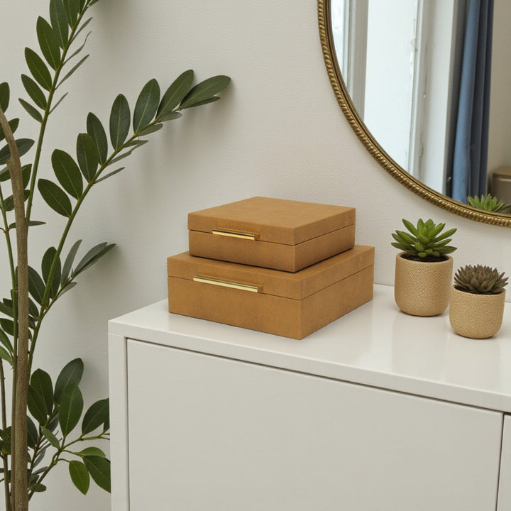5825-2 - Lusan Square Decorative Boxes