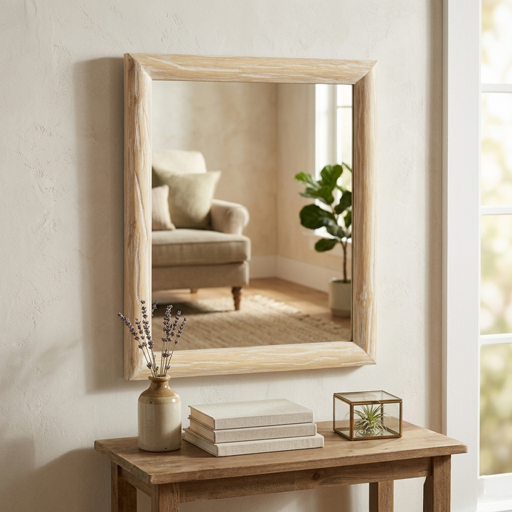 5882 - Emmalora Wood Mirror - Brown
