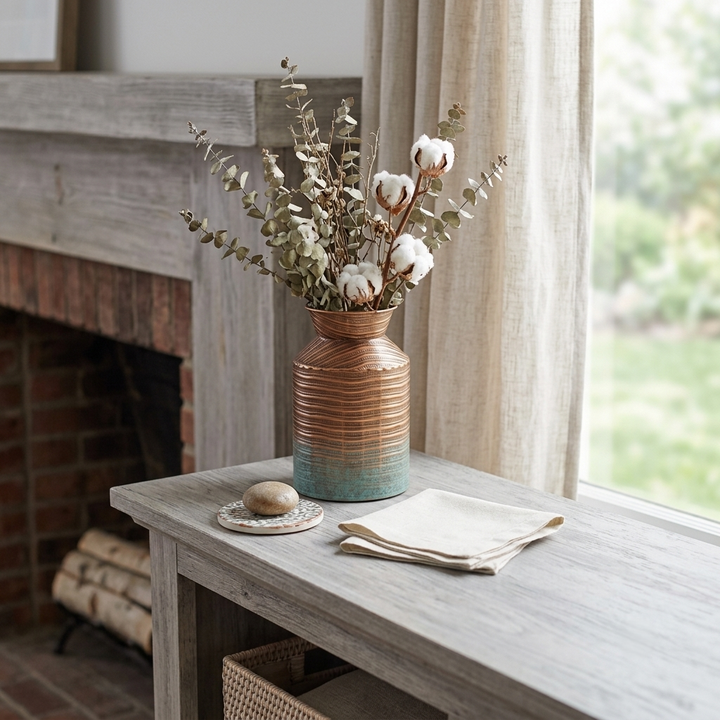 5900 - Kyani Copper Jug Décor