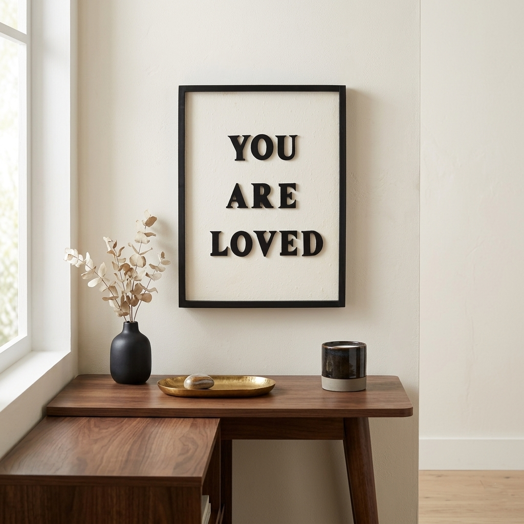 5991 - Mireille "You are loved" Sign