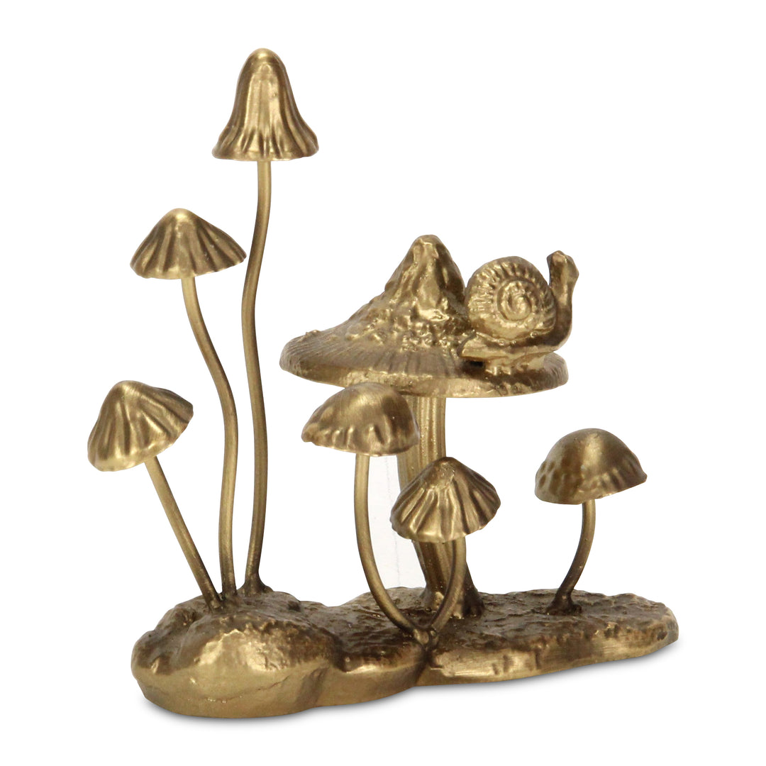 5995GD - Hareton Cast Iron Mushroom Accent