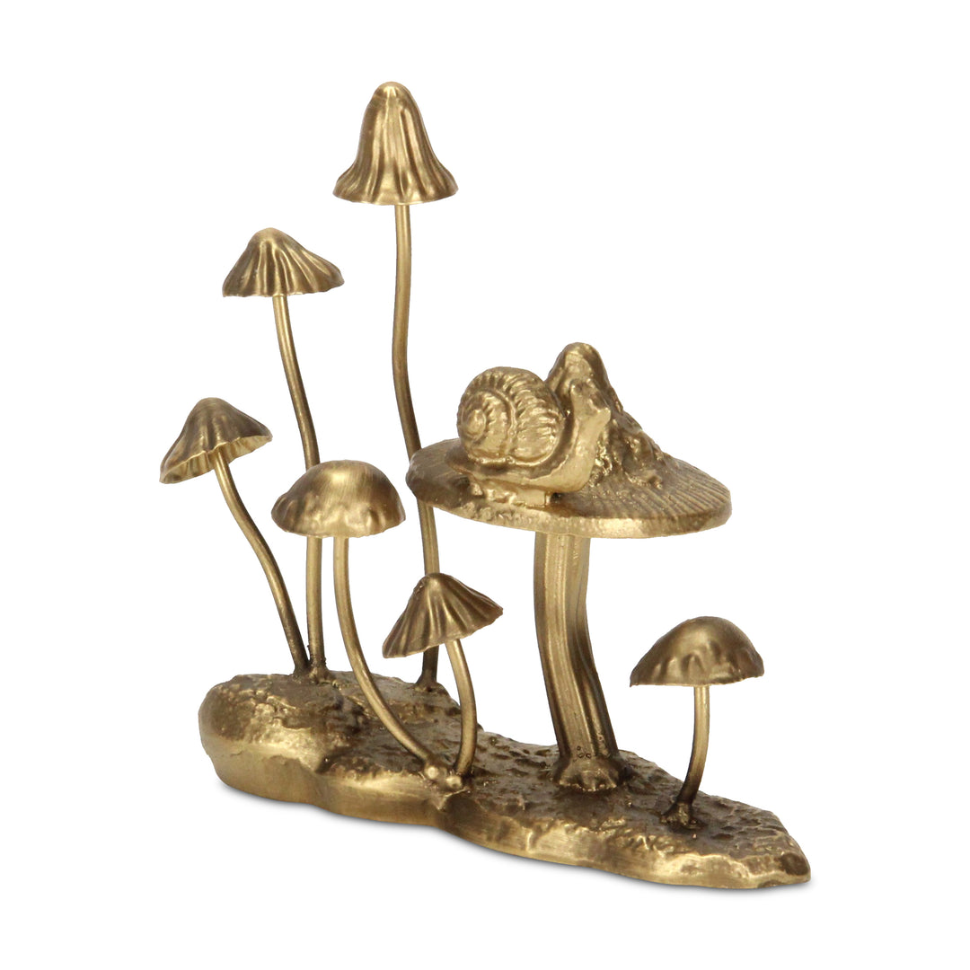 5995GD - Hareton Cast Iron Mushroom Accent