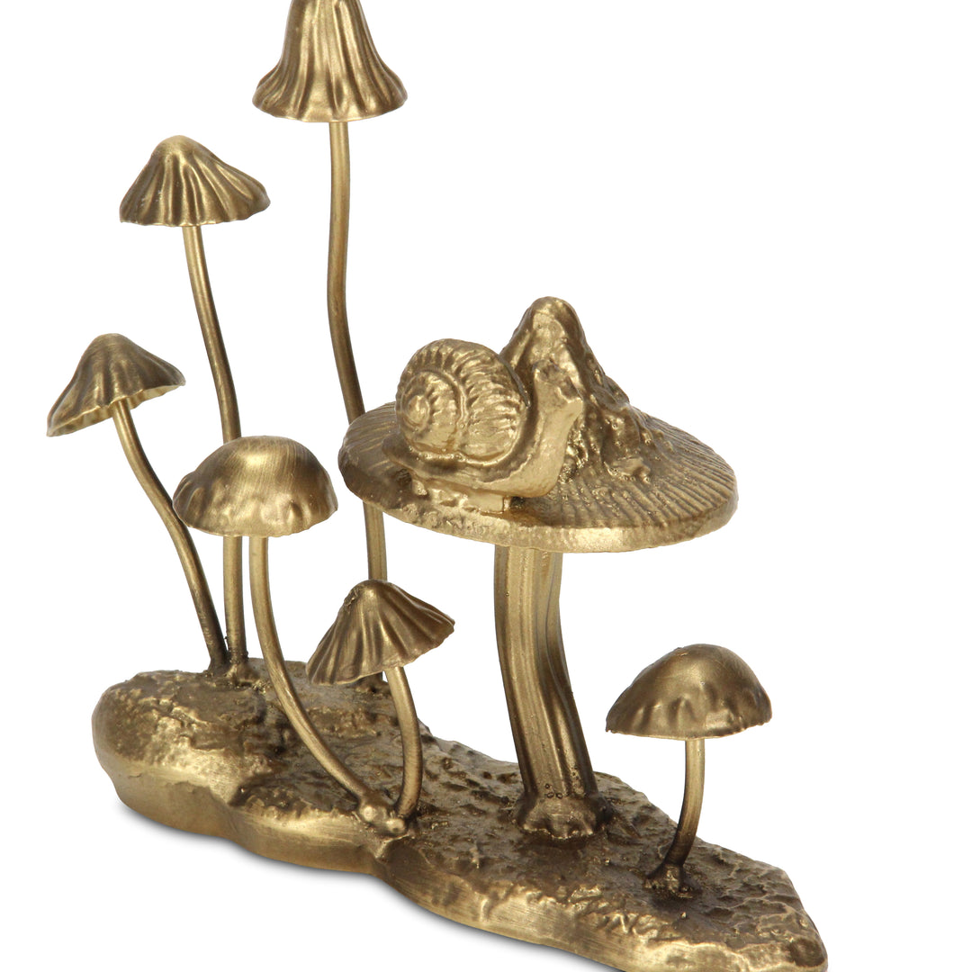 5995GD - Hareton Cast Iron Mushroom Accent