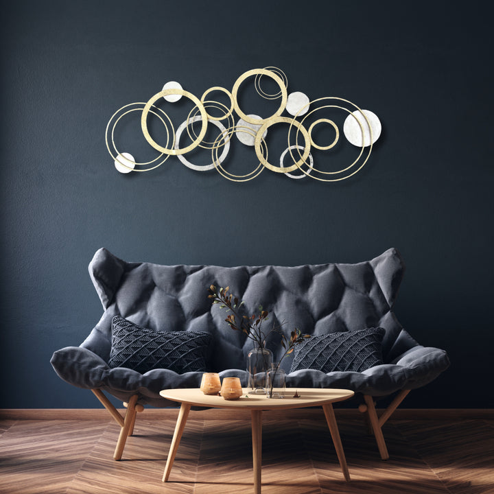 5998 - Caliope Multi Ring Wall Decor