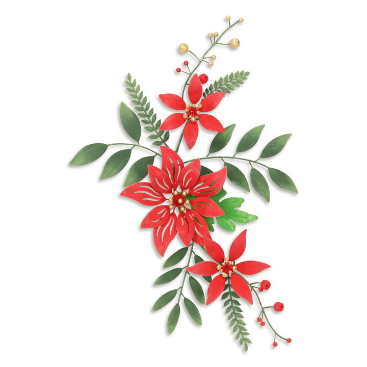 6009 - Clara Holiday Floral Wall Art