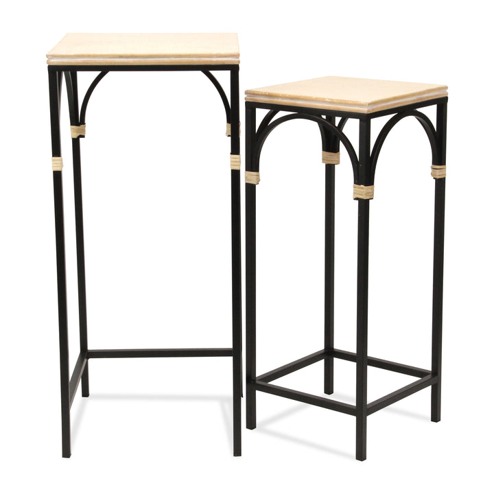 6023-2 - Claudette Square Set of 2 Tables