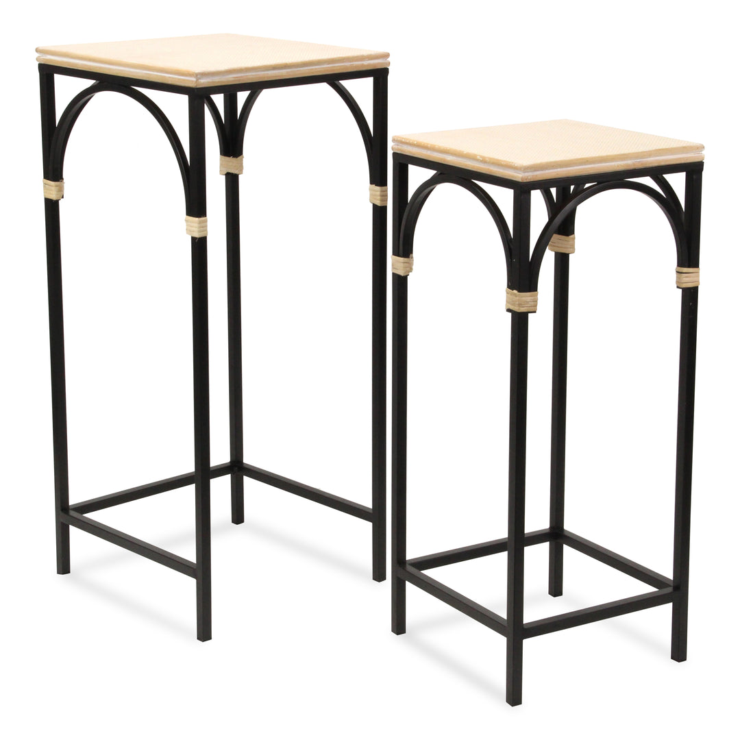 6023-2 - Claudette Square Set of 2 Tables