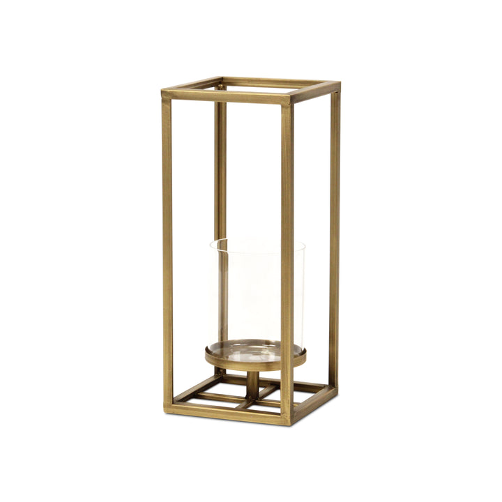 6034GD-S - Pembertale Gold Square Lantern - Small