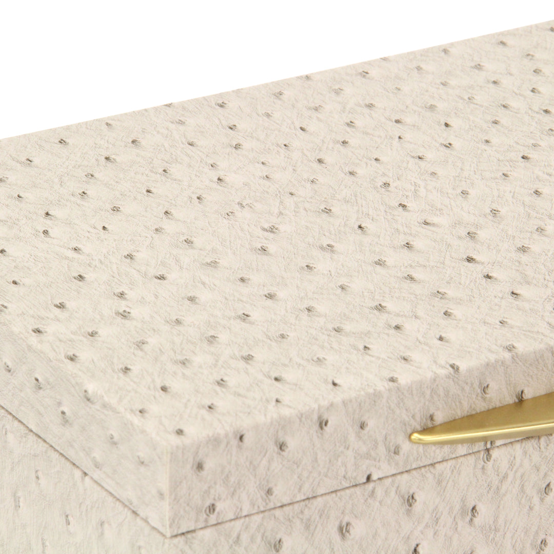 6053-2CROS - Canorus Ostritch Pattern Box Set - Cream