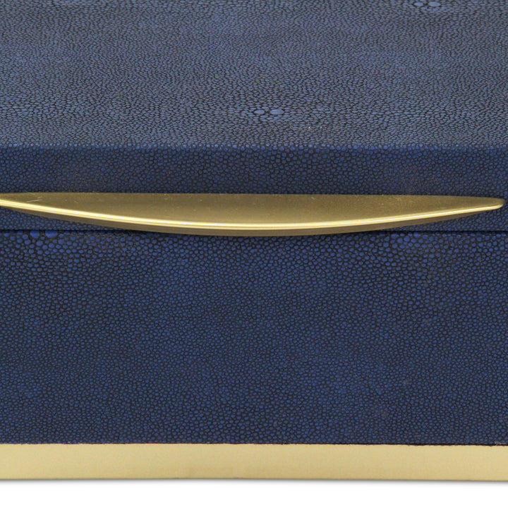 6054-2 - Zynova Rectangle Shagreen Boxes