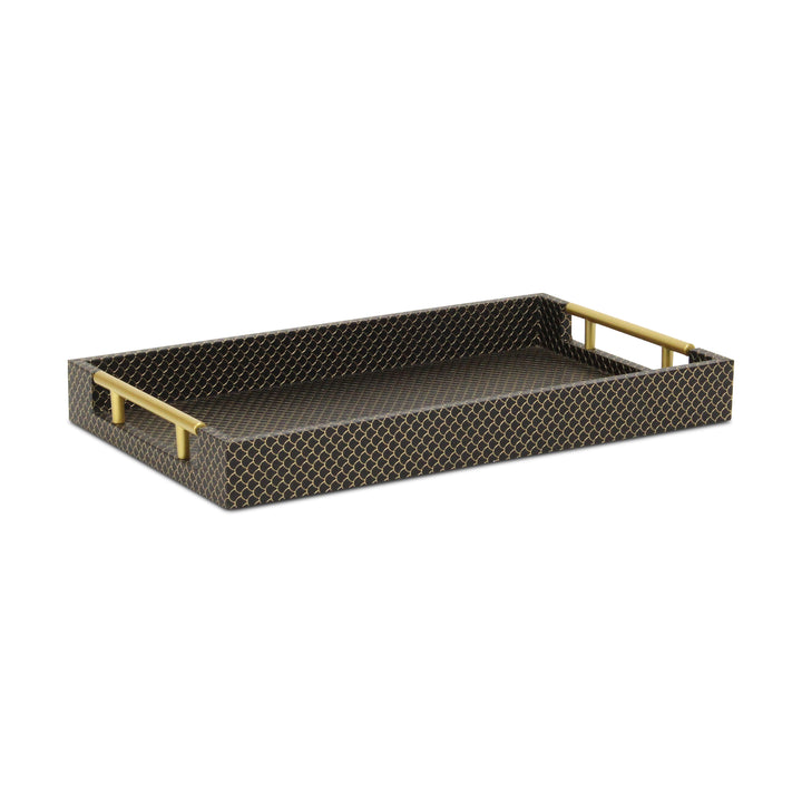 6058BK - Mariline Fish Scale Tray - Black