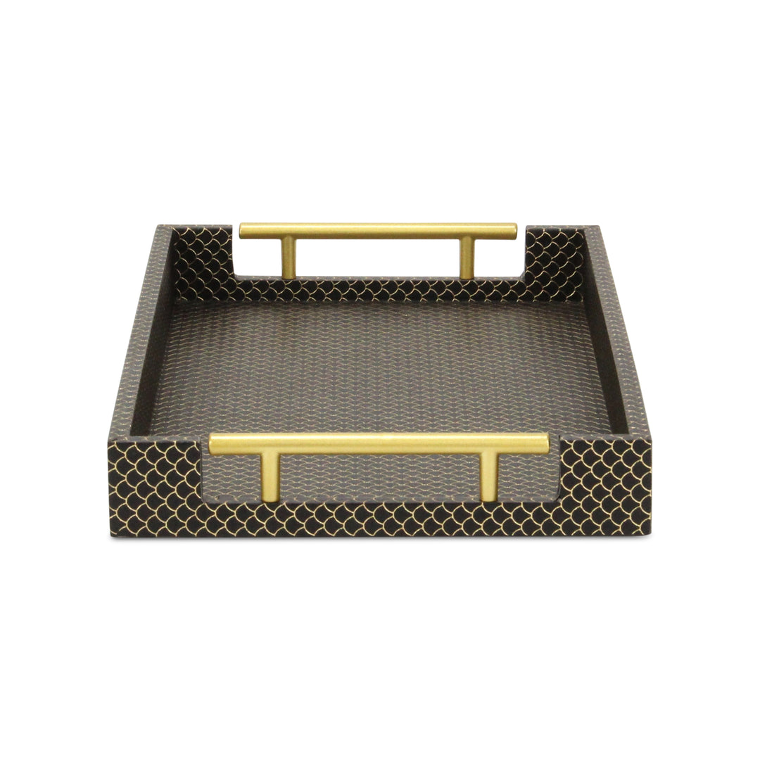 6058BK - Mariline Fish Scale Tray - Black