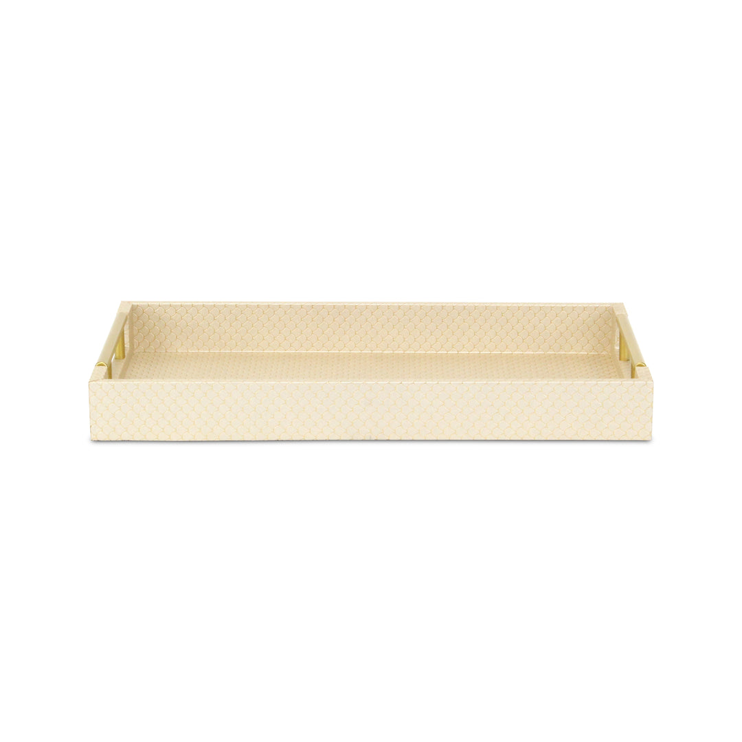 6058GD - Mariline Fish Scale Tray - Gold