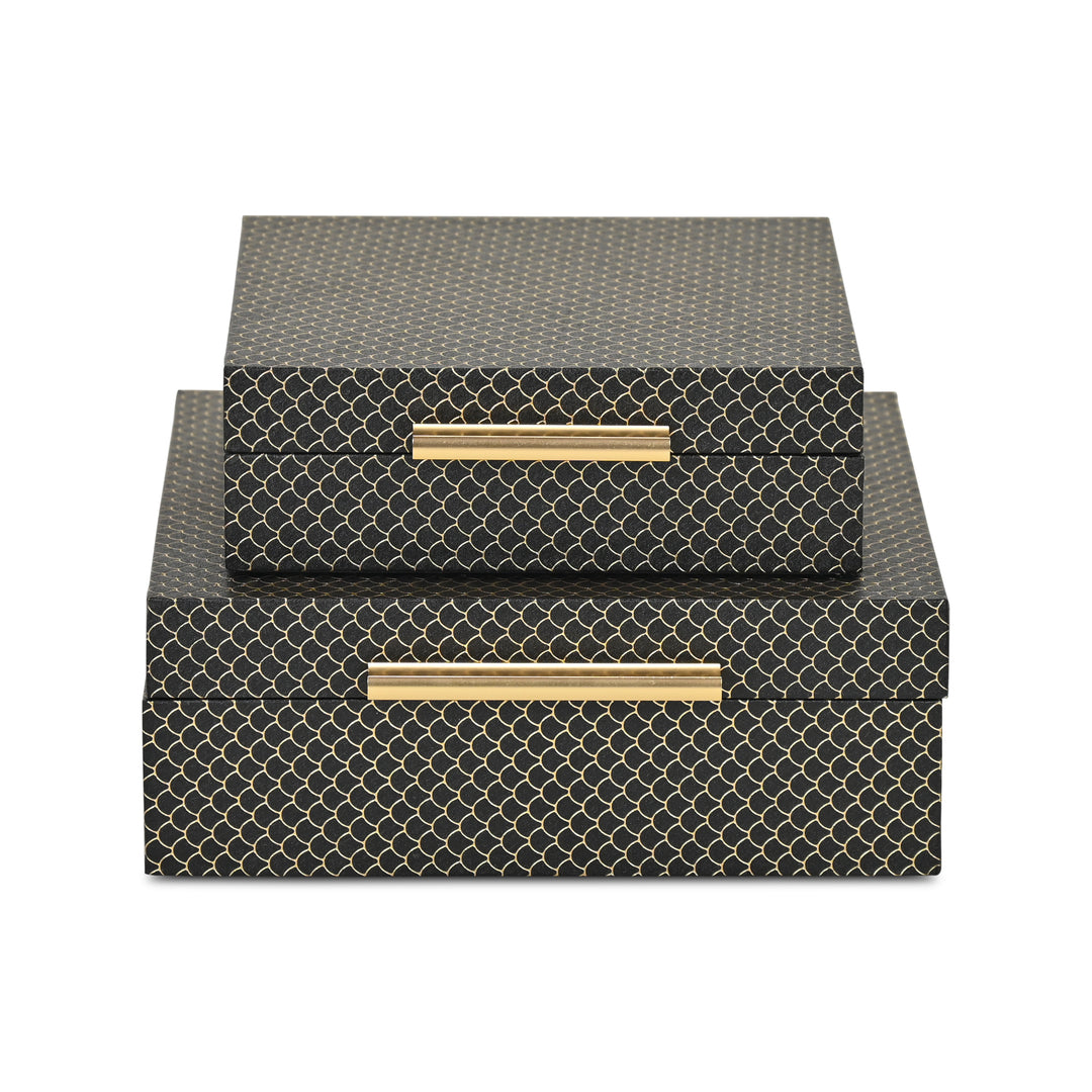 6060-2BK - Mariline Fish Scale Box Set - Black