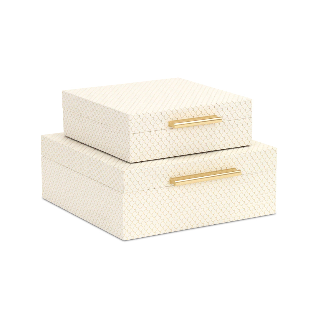 6060-2CH - Mariline Fish Scale Box Set - Champagne