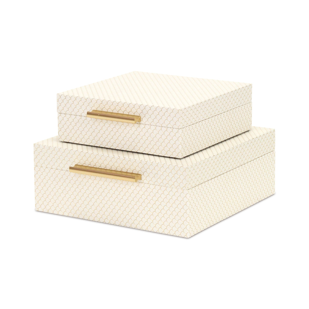 6060-2CH - Mariline Fish Scale Box Set - Champagne