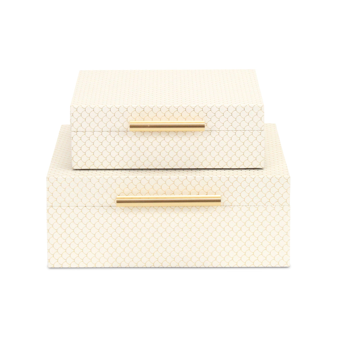 6060-2CH - Mariline Fish Scale Box Set - Champagne