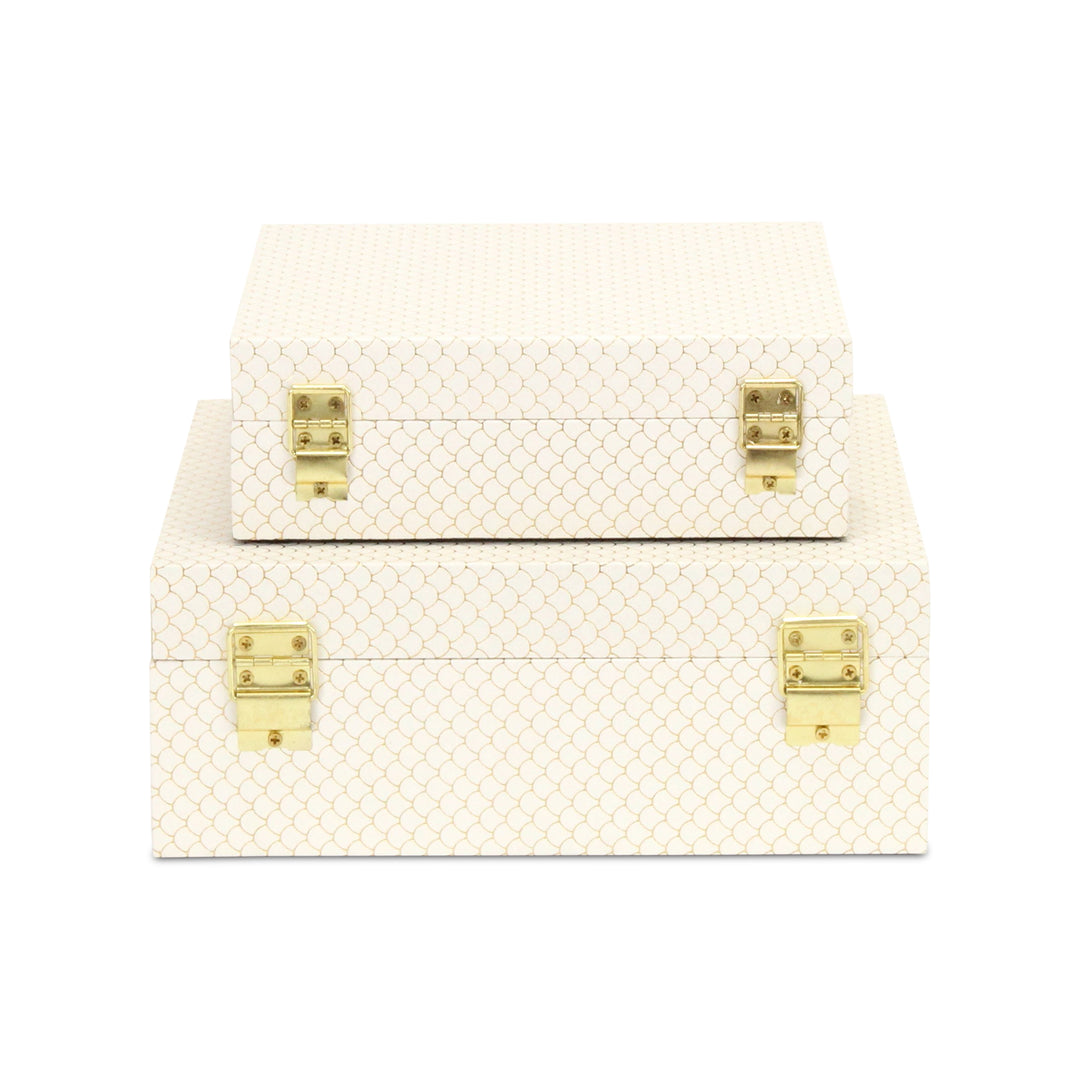 6060-2CH - Mariline Fish Scale Box Set - Champagne