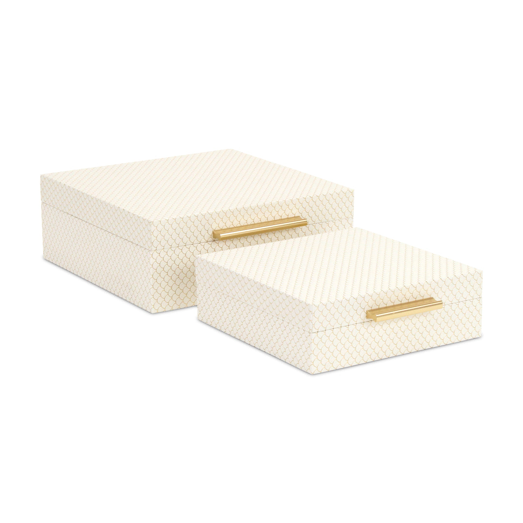 6060-2CH - Mariline Fish Scale Box Set - Champagne