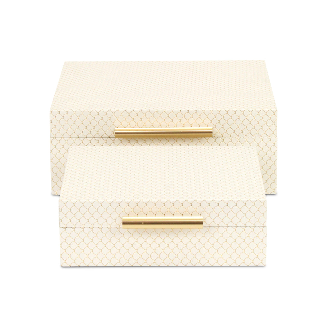 6060-2CH - Mariline Fish Scale Box Set - Champagne