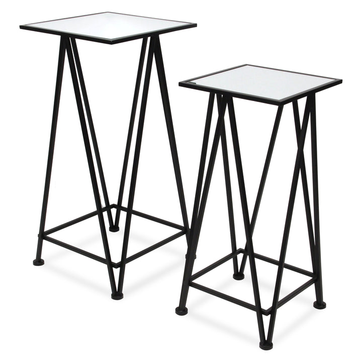 6062-2BK - Aeriva Square Table Set - Black