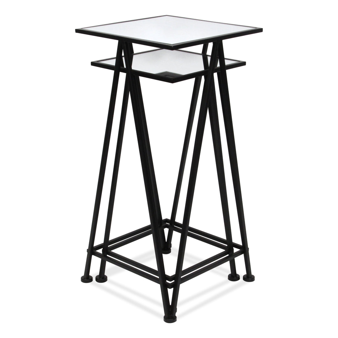 6062-2BK - Aeriva Square Table Set - Black