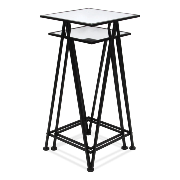 6062-2BK - Aeriva Square Table Set - Black