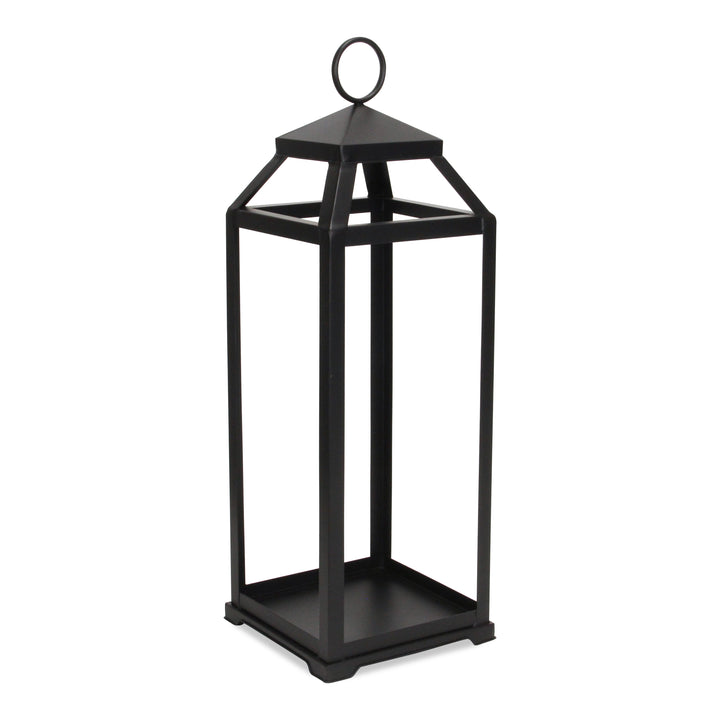 6068BK - Novara Square Lantern - Black