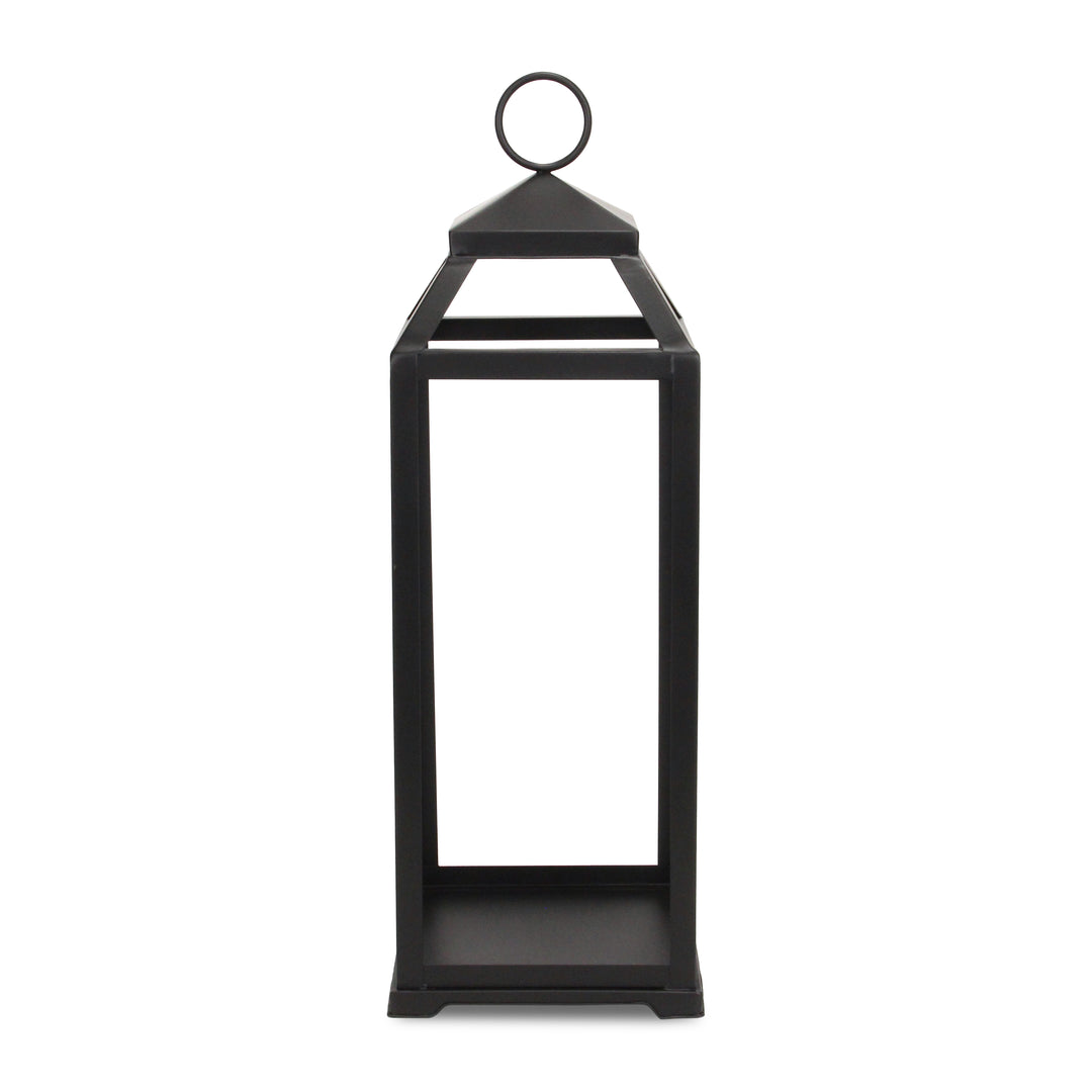 6068BK - Novara Square Lantern - Black