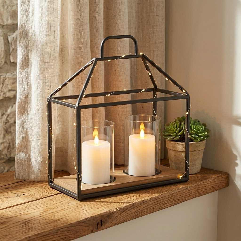 6071 - Zenara 2 Jar Decor Piece