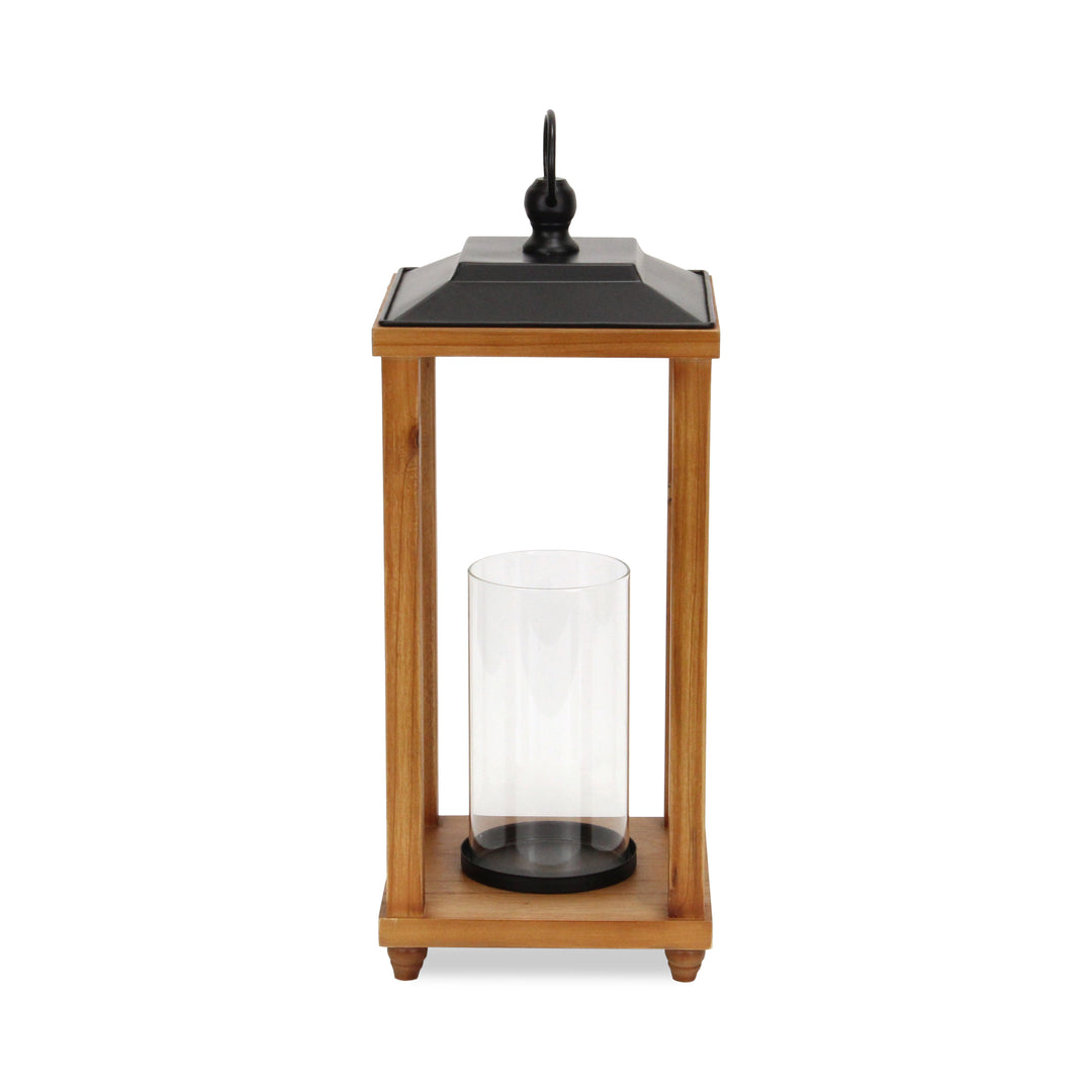 6073 - Vivora Wood & Metal Lantern - Small