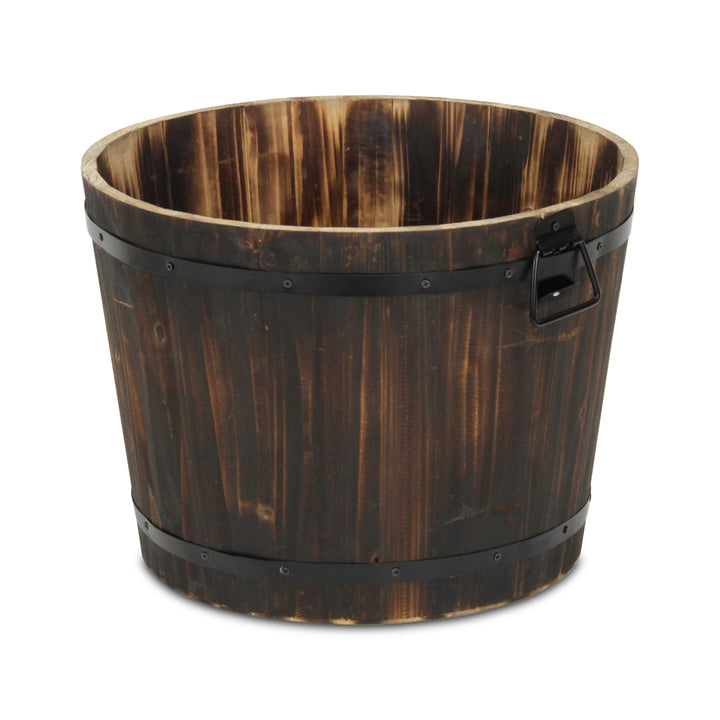 6075BR-L - Mariva Dark Brown Bucket - Large