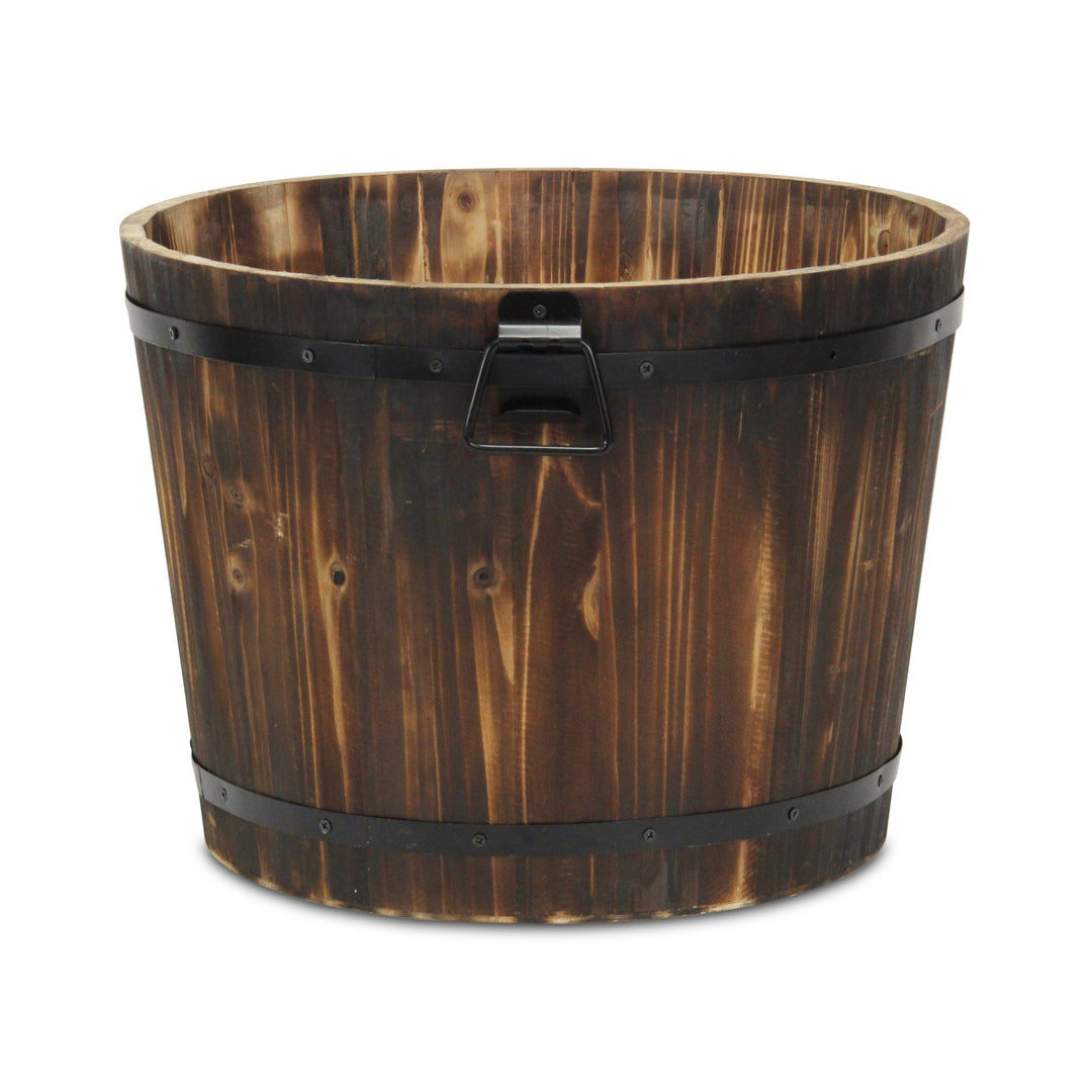 6075BR-L - Mariva Dark Brown Bucket - Large