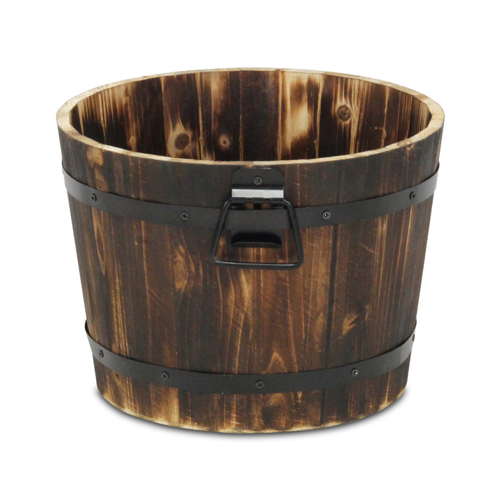 6075BR-S - Mariva Dark Brown Bucket - Small