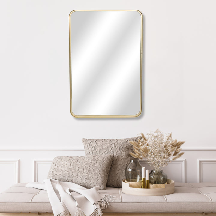 6080 - Nuvelle Gold Framed Wall Mirror