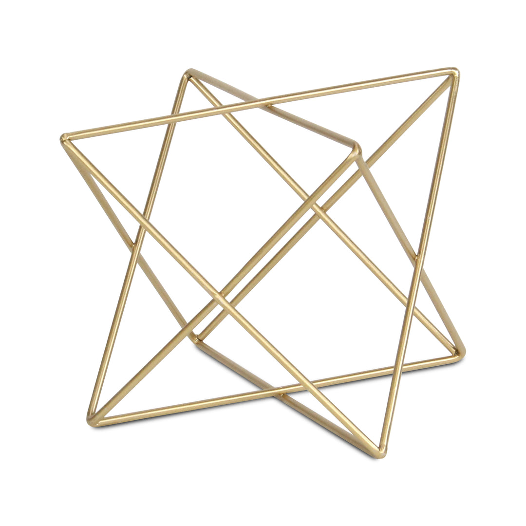 6082GD-L - Eclipta Gold Metal Octagram